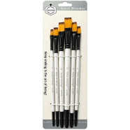 Keep Smiling Artist Flat Brush 6 Pcs image