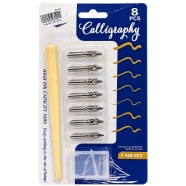 Keep Smiling Calligraphy Dip Pen Set- 8 Pcs image
