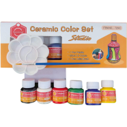 Keep Smiling Ceramic Colour Set, 6 Pcs - 25 ml image