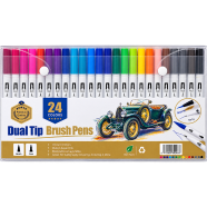 Keep Smiling Dual Tip Brush Pen 24 Pcs image