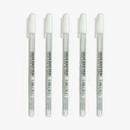 Keep Smiling Gel Pen 0.8mm white ink Hilighter - 5 pcs pack image