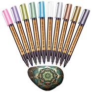 Keep Smiling Metallic Color Pen 10 Shade image
