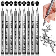 Keep Smiling Pigment Liner Pen - 9Pcs icon