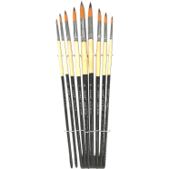 Keep Smiling Round Artist Brush Set-9 Pcs image
