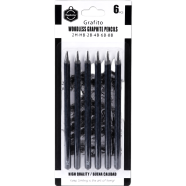 Keep Smiling Woodless Graphite Pencils 6 Pcs image