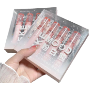 Keke Mood Pink White Bear Mirror Lip Glaze 4 Pcs Set Lipstick Lipgloss image