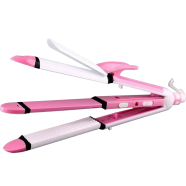 Kemei 3 in1 Hair Straightener and Hair Curler image