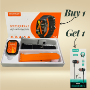 Keqiwear KW23 Ultra 3 Multi-Function Smartwatch (Buy 1 Get 1 Reeoo RX10 L-Plug Earphone FREE) image