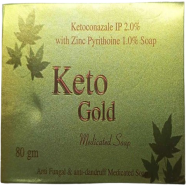 Keto-Gold Medicated Soap 80 gm | India image