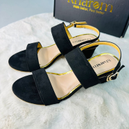 Kharom Suede Lether Belt Heel image