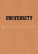 University - Spiral Notebook [300 Pages] [Brown Cover] image