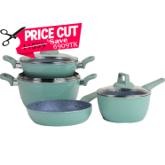 Kiam 7 Piece Ceramic Coating Granite Non Stick Cookware Set (Induction Cooker Supported) icon