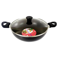 Kiam Classic Non-Stick Karai With Glass Lid-24cm