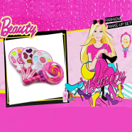 Kids Cosmetic Toys Makeup Set Toys For Girls With Lipstick Nail Blusher Eye Shadow Makeup Toys Water-soluble Girls Make Up Set (makeup_box_v79685) Pink - 248520568 icon