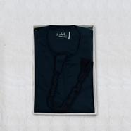 Kids Luxury Emirati Kandura Thobe Black image