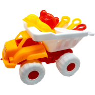 Kids Plastic Beach Car Toy With Many Small Accessories/Items Car Play Tool Set For Kids (beech_car_plastic_180c) Multicolor image