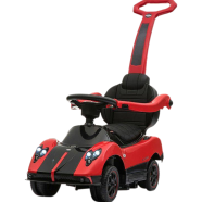 Kids Ride On Licensed Pagani Zonda Push Car With Pull Handle - Red -123788750