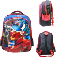 Kids School Backpack 3D Embossed Cartoon Hard Shell Design Lightweight Boys Bag Oxford Fabric image