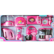 Kids household pretend play toy electric washing machine toy,iron,coffee maker,kitchen blender toy set -142056594