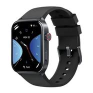 Kieslect KS2 Calling 2.01 Inch FHD Amoled 3ATM Smart Watch (Double Strap Protector) - Black image