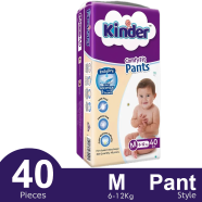 Kinder Diaper Jumbo 40 Pcs M image
