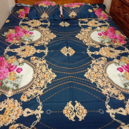 King Size Bedsheet Set with Two Pillow Covers image