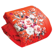 King Size Comforter For Winter Inside Fiber New Flower 1 Pcs image
