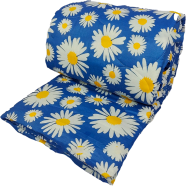 King size Comforter with full cotton fabric 84*90 inch European winter Comforter (1pcs Box) sky Blue image