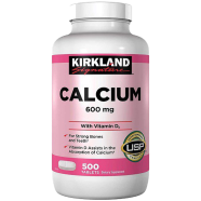 Kirkland Calcium With Vitamin D3 600 mg Suapplement 500 Tablets image