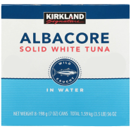 Kirkland Signature Albacore Solid White Tuna Can 8 Pcs X 198 gm - 153700410 icon