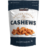 Kirkland Signature Butter Toffee Flavored Cashews Pouch Pack 680 gm image