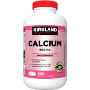 Kirkland Signature Calcium 600 mg Plus D3, 500 Tablets image