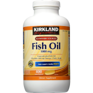 Kirkland Signature Fish Oil 1000mg with 300mg Omega-3 Fatty Acids – 400 Softgels image