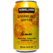 Kirkland Signature Lemon With Oth, Natu.F. Sparkling Water Can 355 ml image