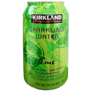 Kirkland Signature Lime W.O. Natur.F.Sparkling Water Can 355 ml image