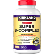 Kirkland Signature Super B-Complex with Electrolytes – 500 Tablets image