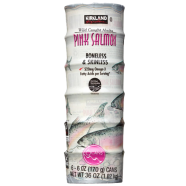 Kirkland Signature Wild Caught Alaska Pink Salmon Cans 6cans X 170gm - 153700365 icon