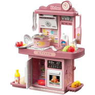 Kitchen Cooking Water Function Interesting Pretend Toy Kitchen Play Set
