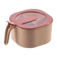 Kitchen Spice Box Household Salt And Pepper Seasoning Box Kitchen Seasoning Case 4 Compartment image