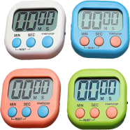 Kitchen Timer Countdown Reminder Small Alarm Clock (multicolour) image
