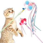 Kittens Teeth Bells Feathers Fighting Cat Sticks Toys image