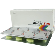Klabid 500mg Tablet 7's Strip image