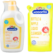 Kodomo Baby Bottle And Nipple Liquid Cleanser 750 ml Plus 600 ml Refill icon