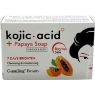 Kojic Acid plus Papaya Brightening Soap Cleansing and moisturising-100gm image