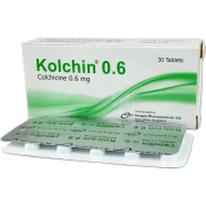 Kolchin 0.6 mg Tablet 10's Strip image