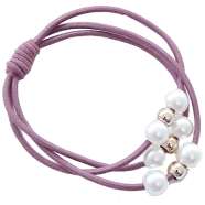 Korean Creative Hair Rope, Versatile Pearl Hair Tie, Beaded Multi-layer Hair Tie -3 Pcs icon