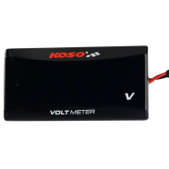 Koso Volt Meter With Adhesive Sticker For Motorcycle DC 12V-150V With LED Display (Imported) Without Clump image
