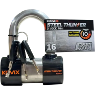 Kovix Khs 16mm Steel Shackle Disc U Lock For Motorcycle With 3 Keys 1 Piece image