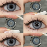 Ksseye Blackspot Blue Color Contact Lenses image