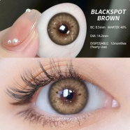 Ksseye Blackspot Brown Color Contact Lenses image